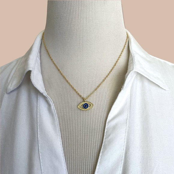 Jewelry - CLEARANCE🧡 Dainty Nazar Evil Eye Necklace